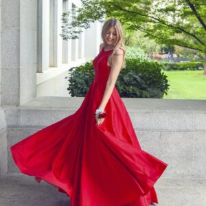 Satin Midi Dress