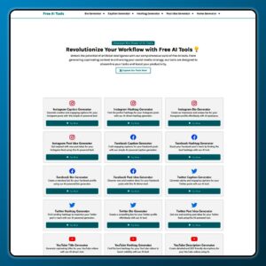 All-in-One Social Media SEO Tools Script for WordPress with Gemini API