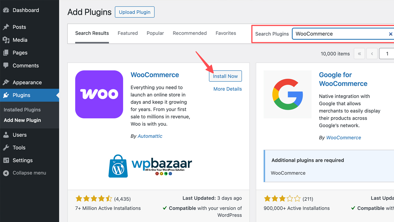 How to Install the WooCommerce
