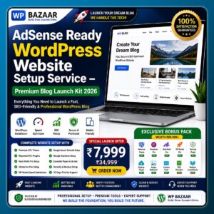 Home 6 AdSense Ready WordPress Website Setup Service