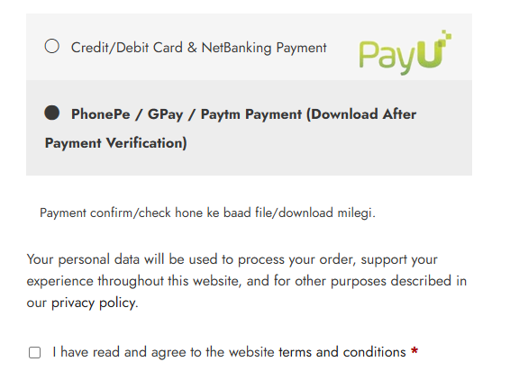 WooCommerce UPI QR Payment Gateway