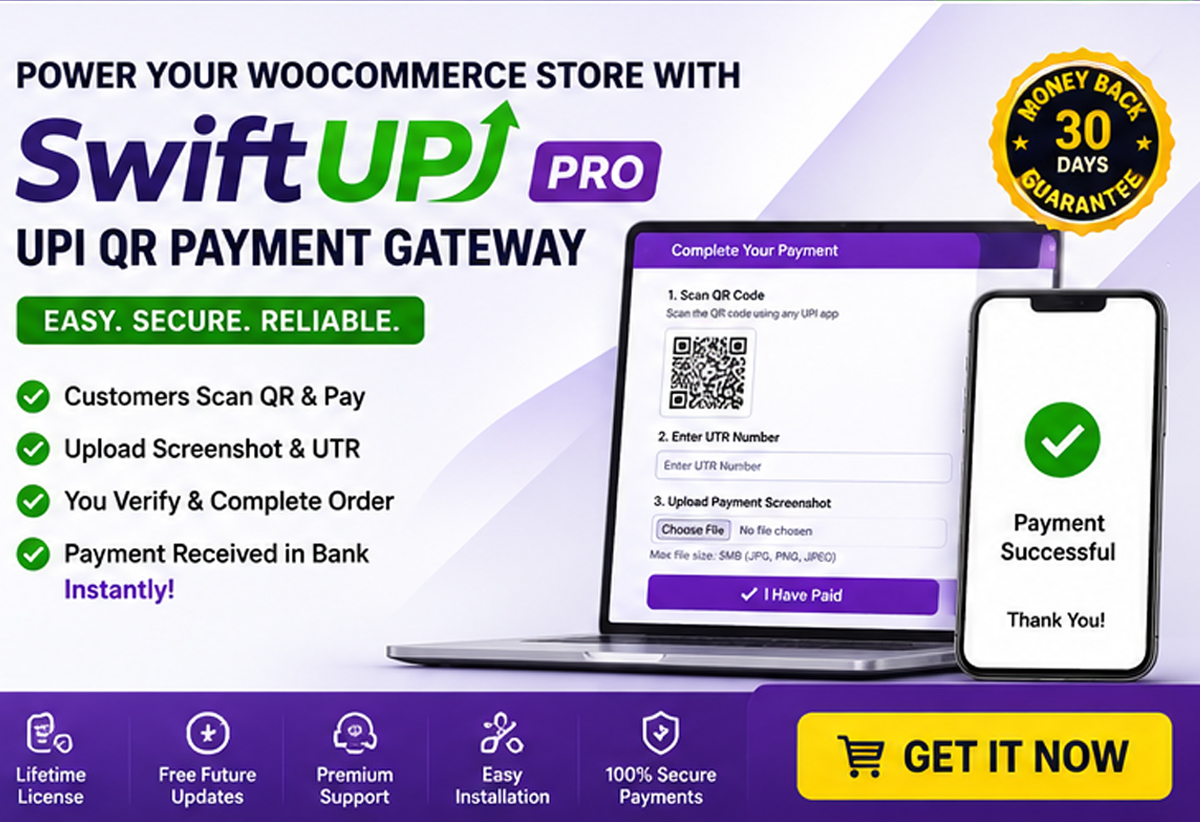 WooCommerce UPI QR Payment Gateway