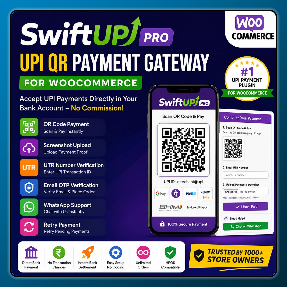 WooCommerce UPI QR Payment Gateway