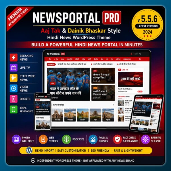 Aaj Tak Clone Website & Dainik Bhaskar Clone